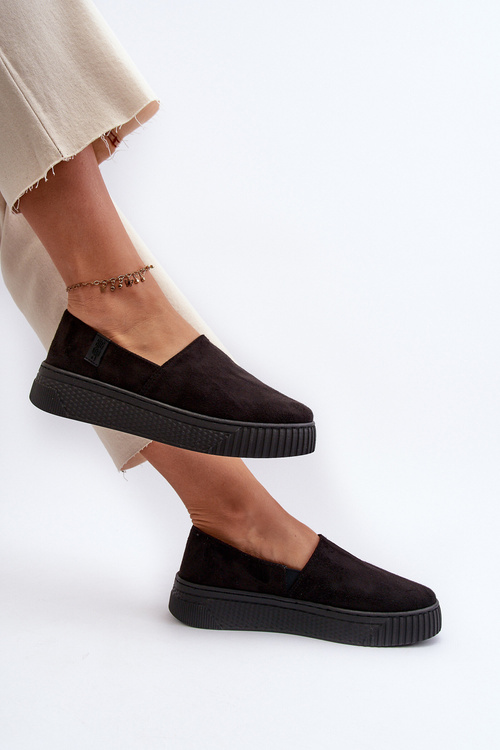 Dámské tenisky na platformě NN276010 Memory Foam System Černé