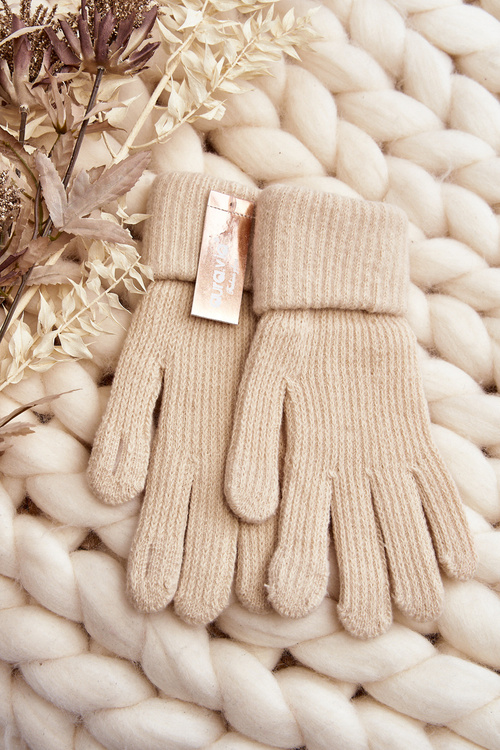 Hladké Dámske Dotykové Ružové Rukavice