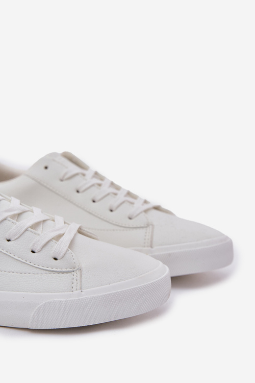 Pánské Klasické Nízké Tenisky Z Eko Kůže Big Star NN174250 Bílé