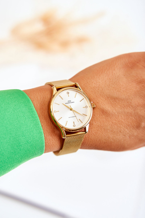 Dámske vodotesné hodinky Giorgio a Dario Złoty