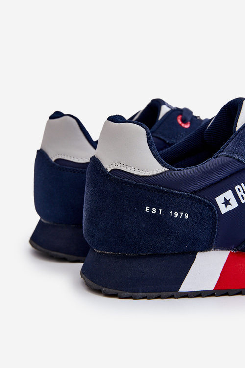 Memory Foam System Pánské sportovní boty Big Star LL174159 námořnická modrá