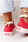 Dámska veľká hviezda FF274185 Červené tenisky