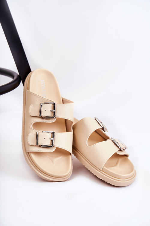 Klasické dámské pantofle béžove Weston