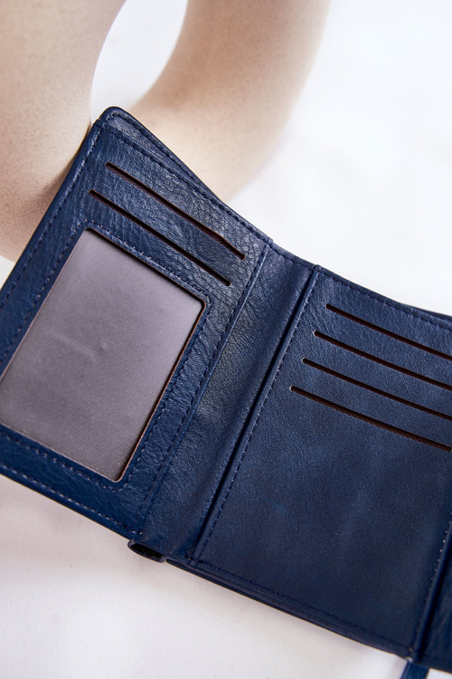 Dámske malé peňaženky pre modrý magnet Zaya Navy Blue