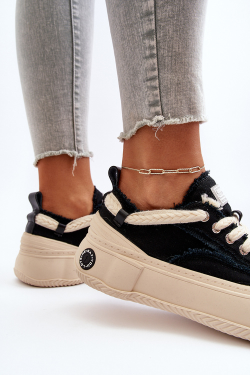 Dámske tenisky GOE NN2N4061 Čierne