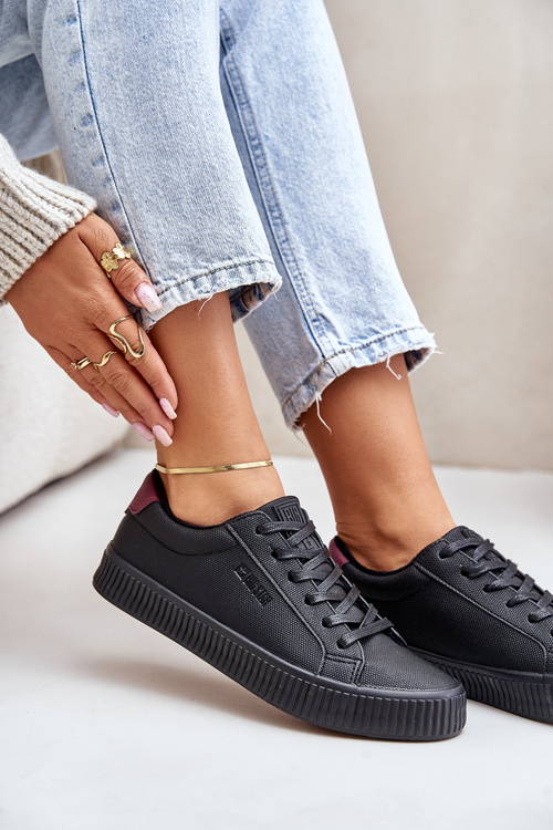 Zateplené dámské tenisky Big Star OO274A462 černé