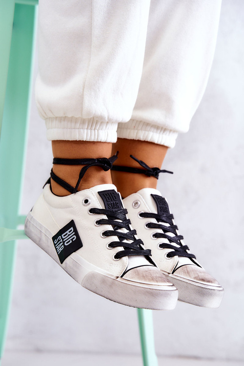 Dámské tenisky BIG STAR JJ274350 Bílo-černé