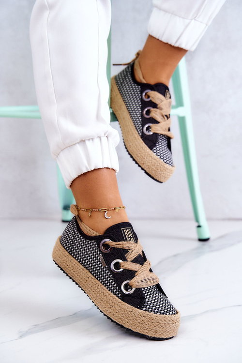 Dámska veľká hviezda JJ274393 čierne čierne tenisky