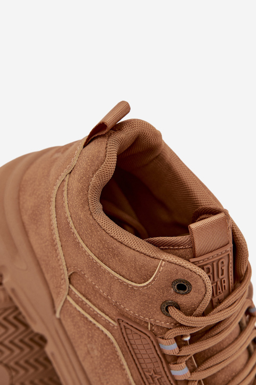 Pánské tenisky Big Star SS174281 HI-POLY SYSTEM Světle hnědé