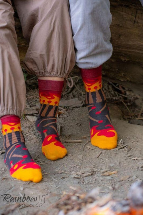 Ponožky MATCH BOX Zápalky Rainbow Socks