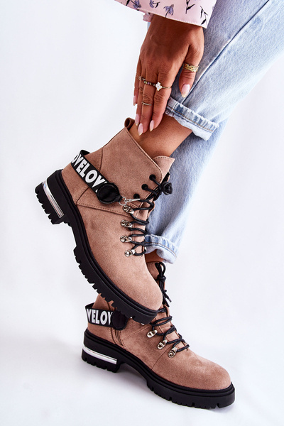 Suve izolované topánky s hnedým pásom Aurelio