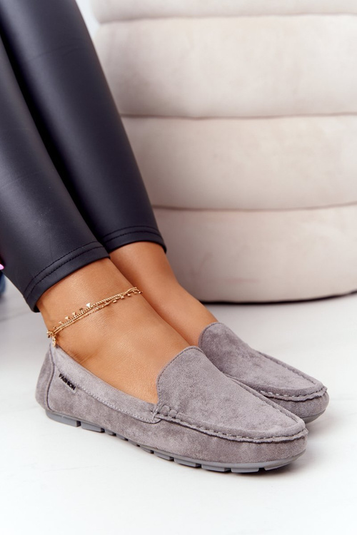 Ženské šedá San Marino Suede Feedafers