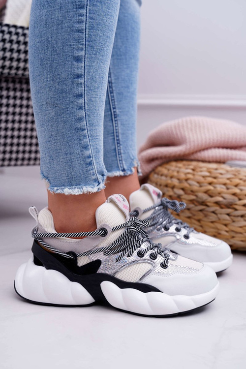 Dámská Sportovní Obuv Big Star od Daniel Lopez bilá FF274A546