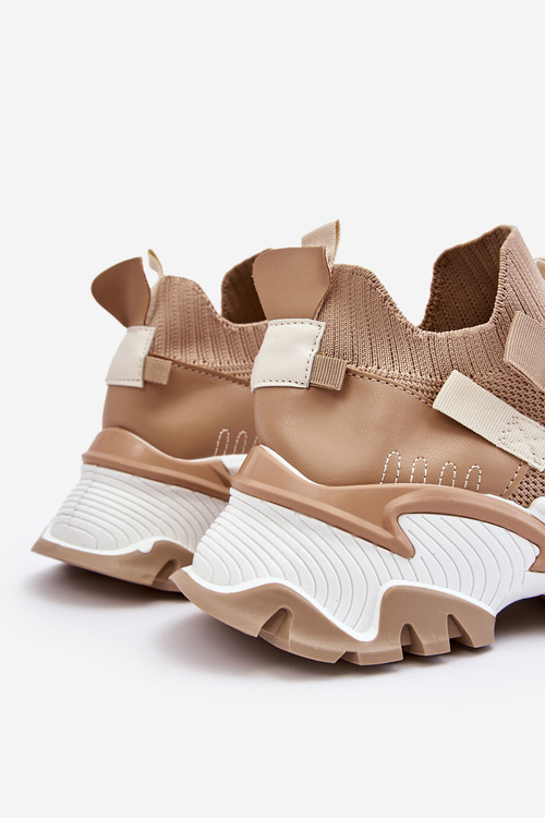 Dámské ponožkové tenisky Tmavě béžová Keaton