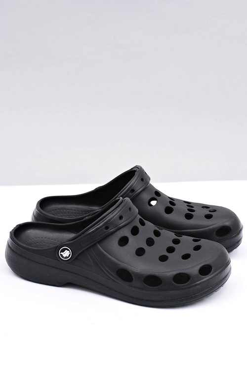 Pánske papuče čierne sandále Kroksy