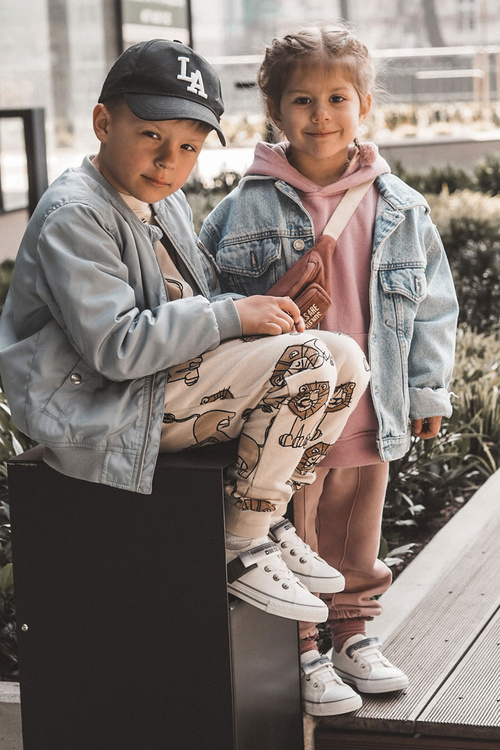 Detská nízka veľká hviezda JJ374075 Biele tenisky