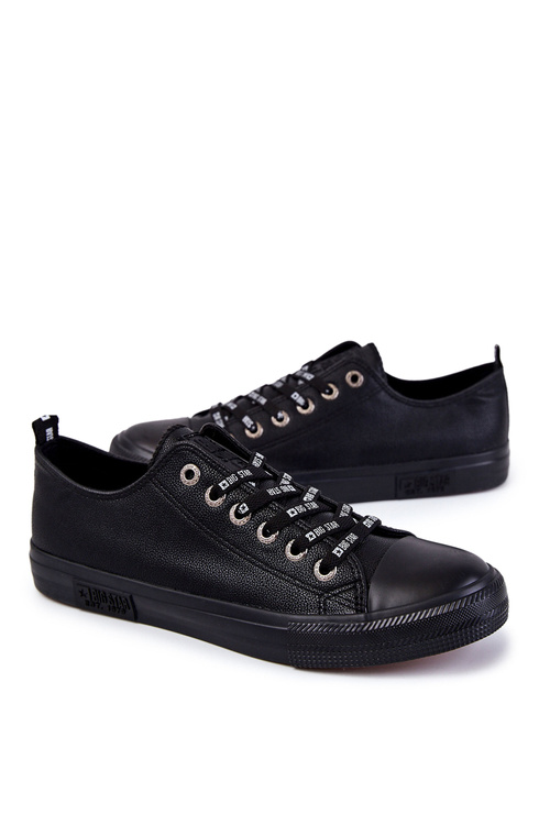 Pánské kožené tenisky Big Star KK174053 Černá