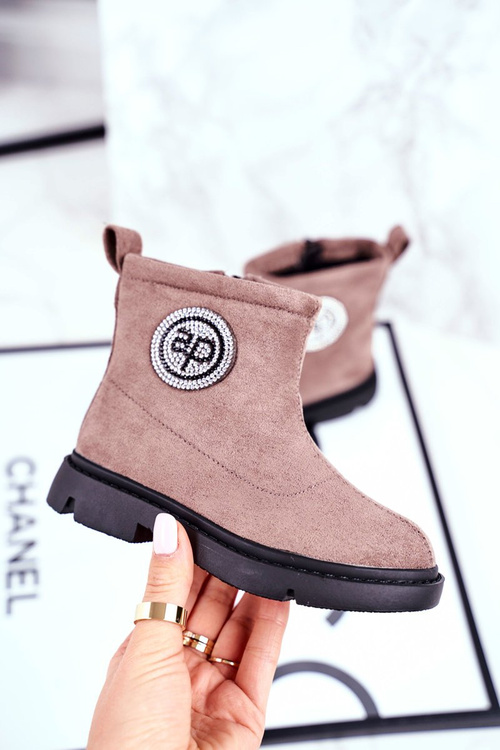 Detské topánky izolované béžové chetsbox alvin