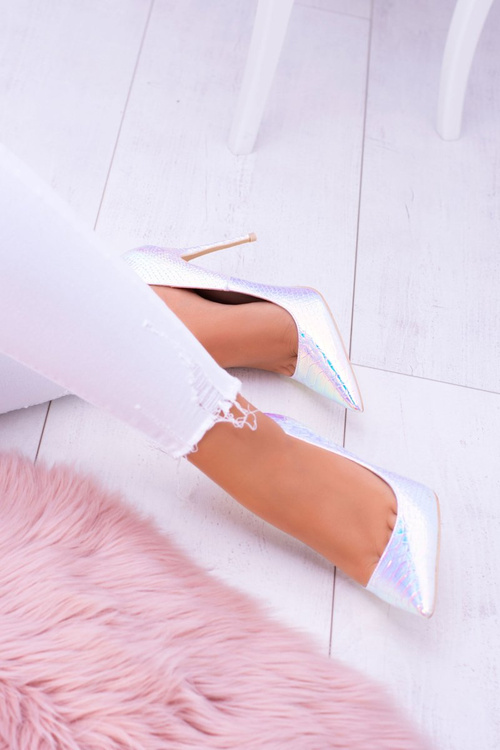 Dámske podpätky lu boo v Spitz Pink benzín glam