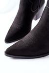 Dámsky čierny beamhurst Suede Cowboy topánky