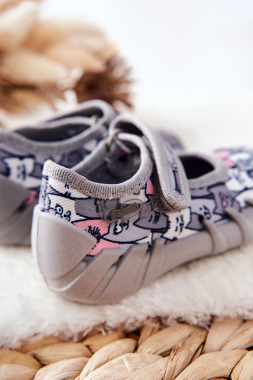 Ballerina Papcie Befado Kitty 109p241 Gray