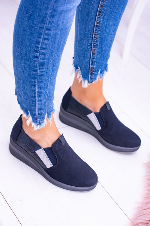 Sergio Leone Navy Shoes na platforme Sedici