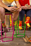 Ponožky Rainbow Socks Burger Vege 2 páry