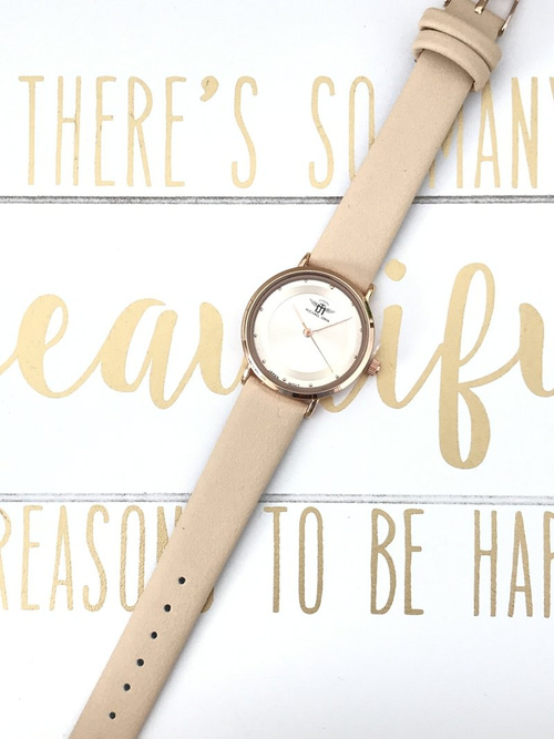 Dámské Hodinky Michael John Paule Beige