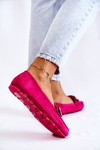 Dámské semišové mokasíny se zdobením Fuchsia Janetta