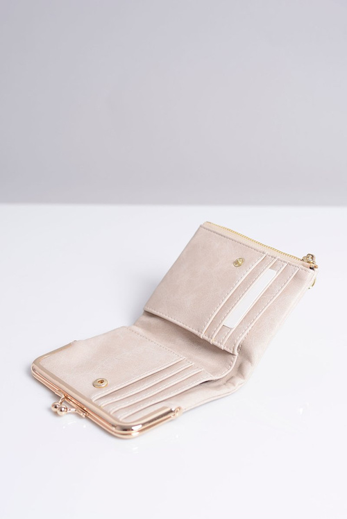 Malá dámska béžová kabelka