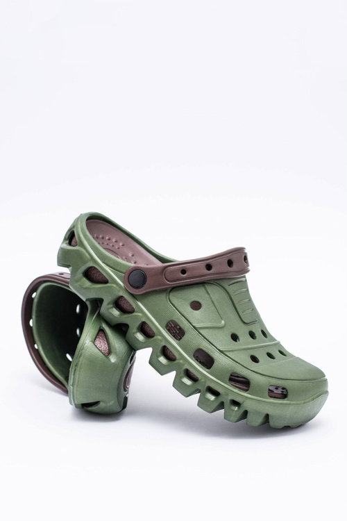 Zelené pánske svetlo Eva Kroksa papuče