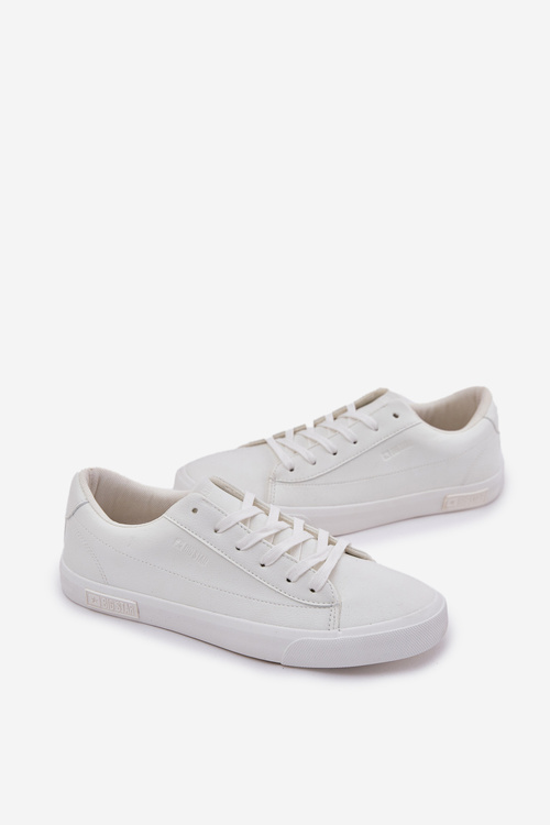 Pánské Klasické Nízké Tenisky Z Eko Kůže Big Star NN174250 Bílé