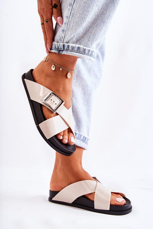 Dámsky gumový flip -flops Zaxy JJ285057 biela