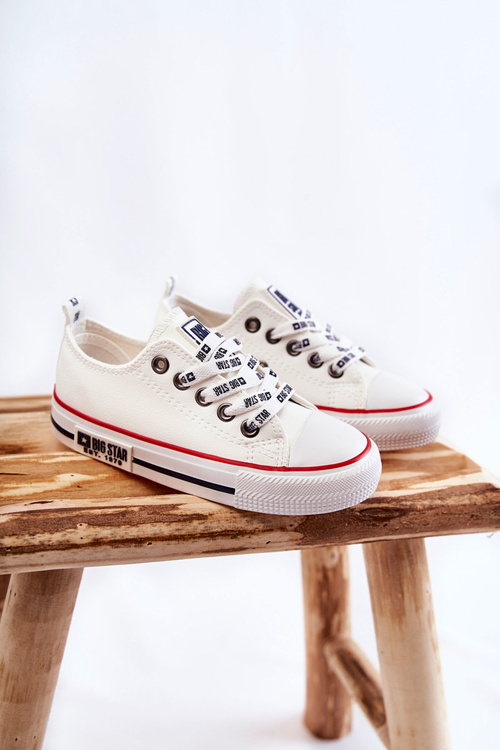 Dětské kožené tenisky BIG STAR KK374038 Bílá