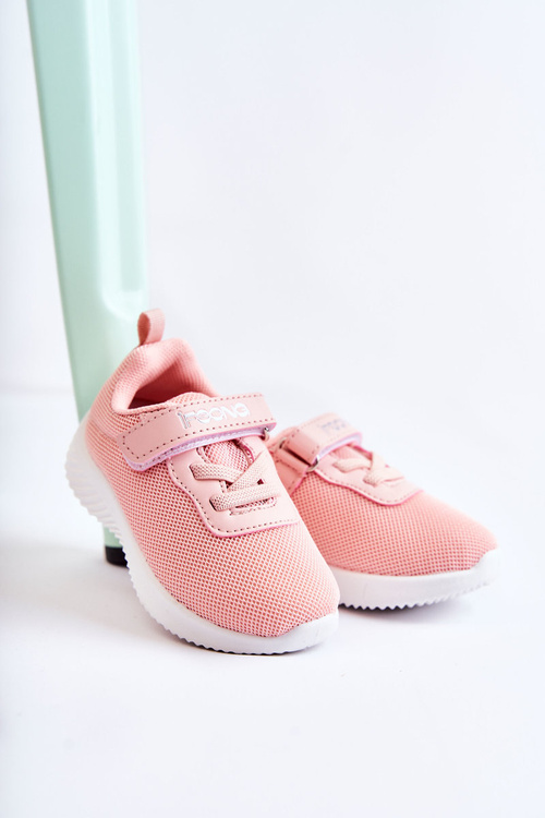 Dětská sportovní obuv se suchým zipem růžová Lexy