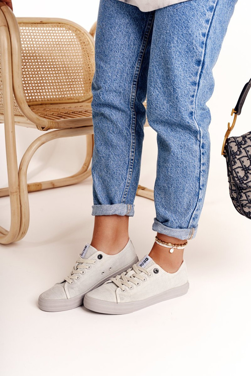 Dámska nízka veľká hviezda DD274439 sivé tenisky