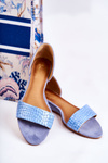 Kožené sandále Maciejka 1971-61 modrá