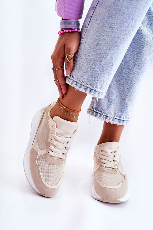 Klasické ženské tenisky béžová salama