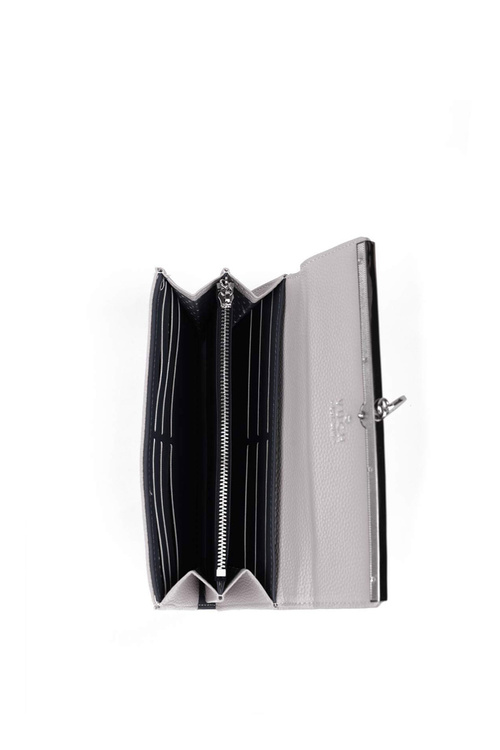 Veľká dámska peňaženka so šedým znakom pošty