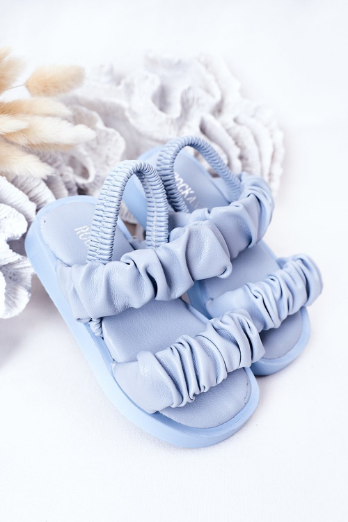 Dětské Sandály Se Stahovací Sňůrkou Modré Sweetness