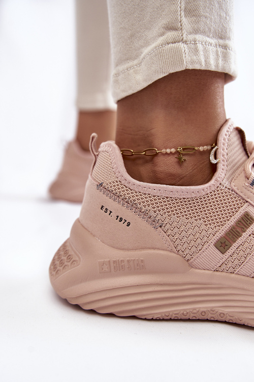 Dámské tenisky Memory Foam System Big Star KK274348 Růžové