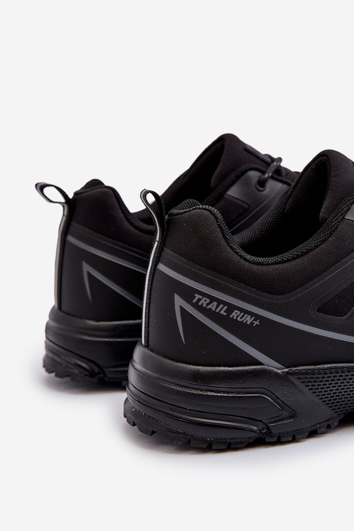 Čierna pánska turistická obuv Menesio