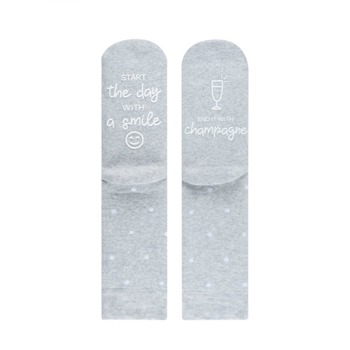Dámske ponožky Soxo „Začnite deň s úsmevom“