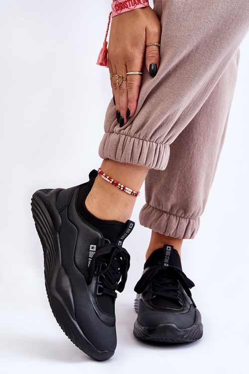 Dámske tenisky pamäť pamäťové penové systém Big Star LL274419 Čierna