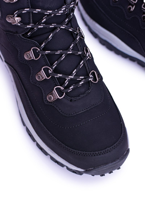 Teplá pánská černé treková obuv Smith's Duran