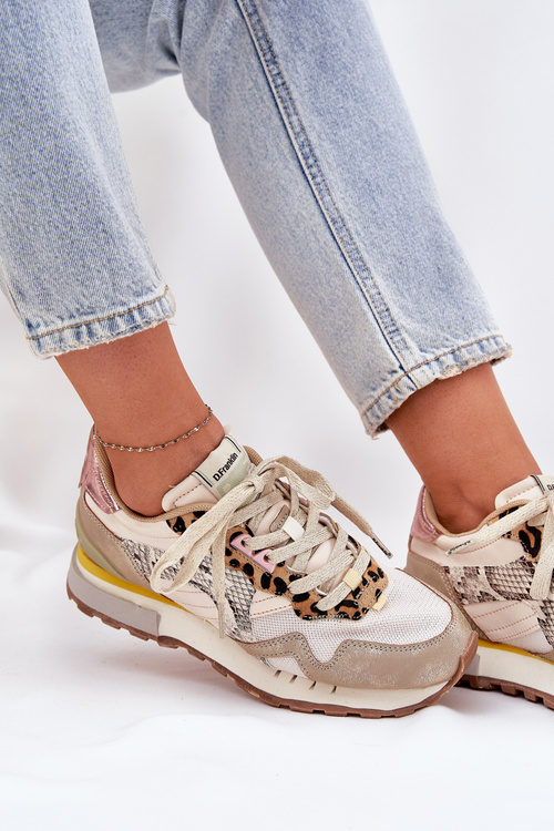 Tenisky Športové Topánky Dámske D.Franklin DFSH378006 Zlaté