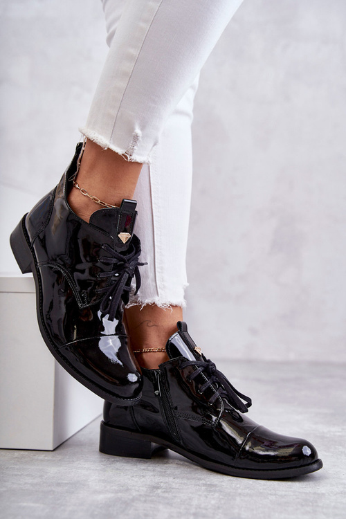 Maľované čipky čipky -up Nicole 2781 čierna