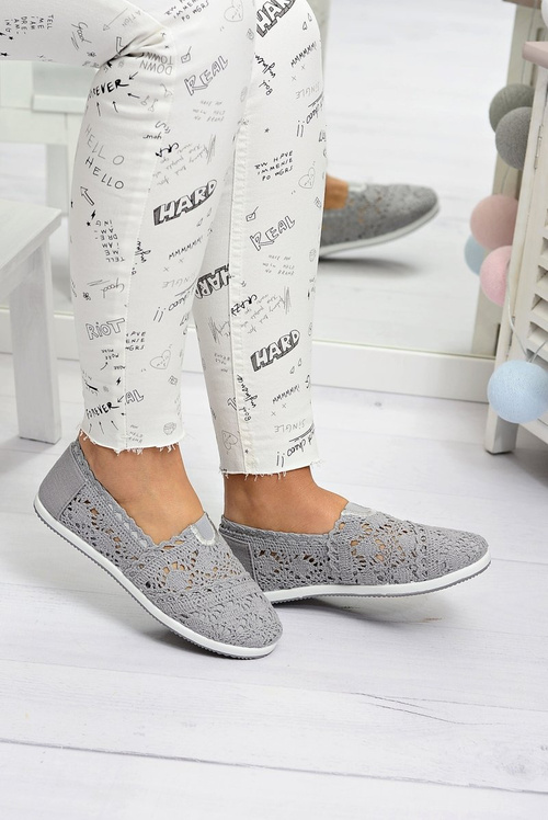 Dámské šedé baleríny Little Sugar