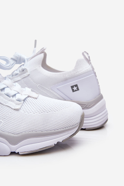 Dámské nazouvací sportovní boty Memory Foam System Big Star LL274A142 Bíle