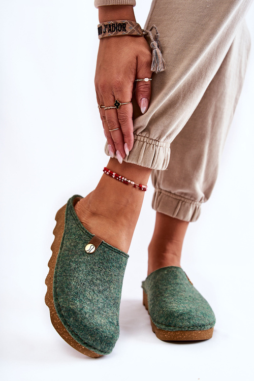 Domáce preventívne žabky Papci Inblu DK-08-007 zelené